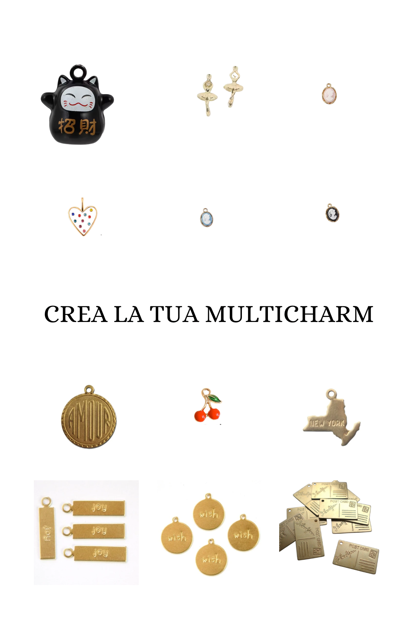 Charm bar - scegli i tuoi ciondoli