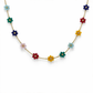 Collana in acciaio con margherite - nuovi colori