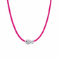 Collana con perline in vetro e pesce in ceramica
