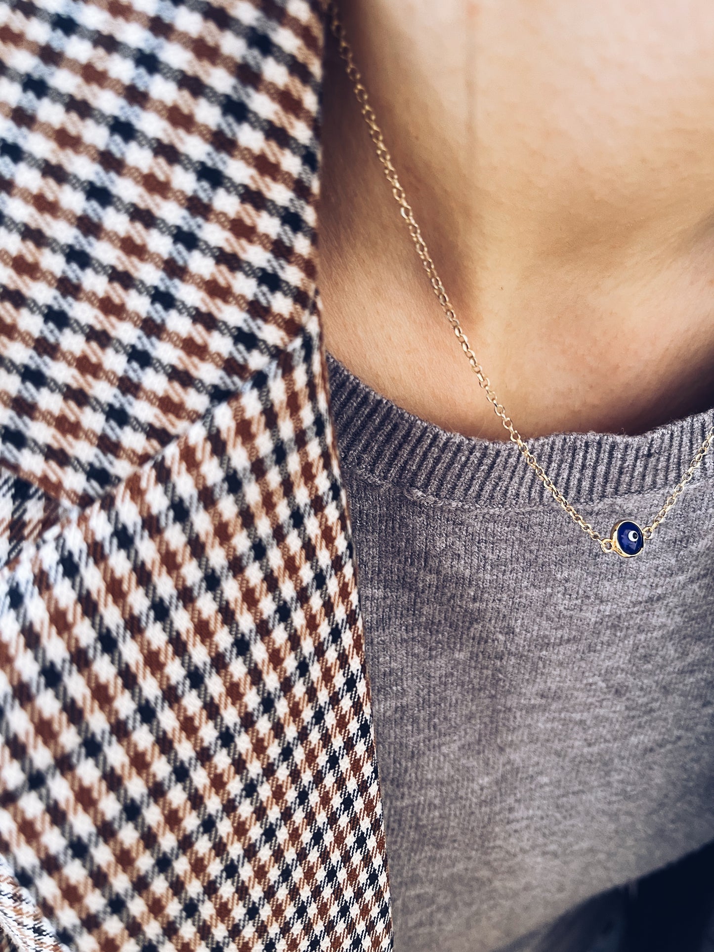 Portami con te - Collana con occhio portafortuna - Dettagli di Moda