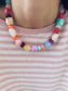 Collana in resina colorata