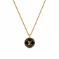 Collana con charm e catena in acciaio