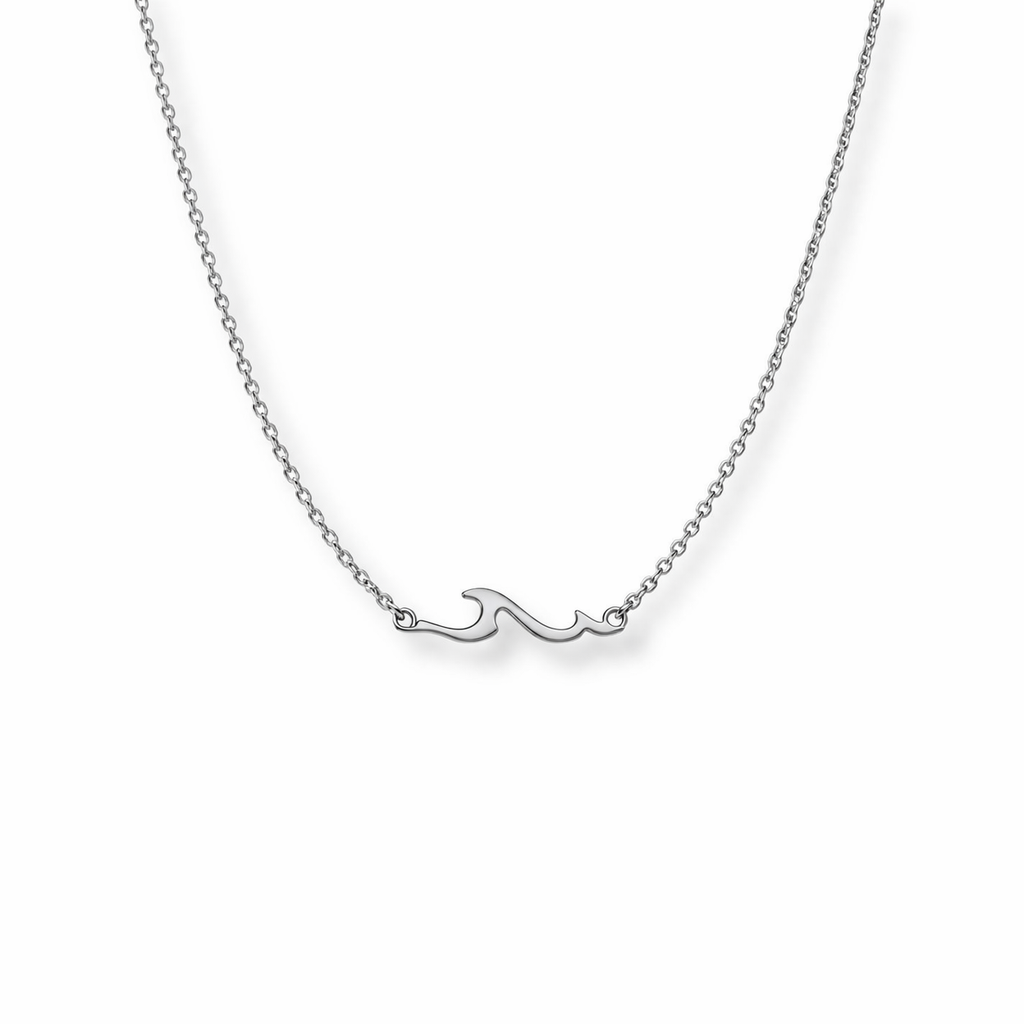 Collana in argento 925 con onda