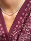 Collana con pietre dure sfaccettate e mini zircone