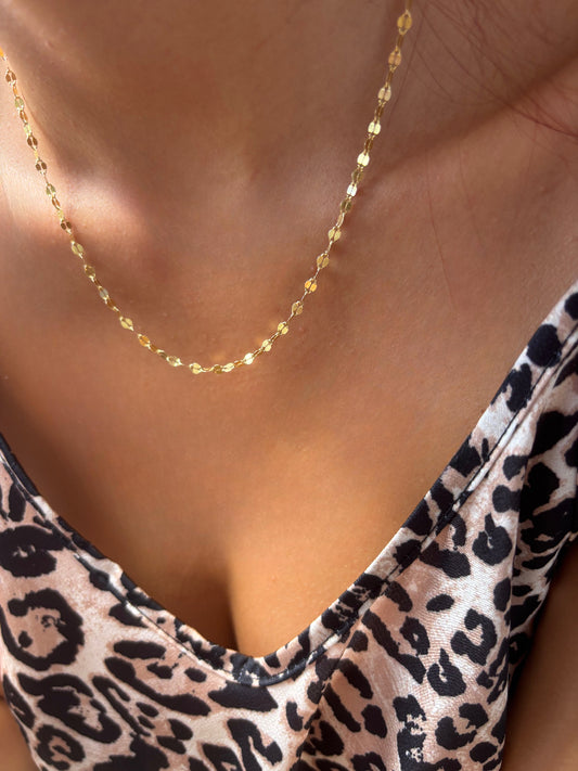 Luce - Collana in argento 925 dorato