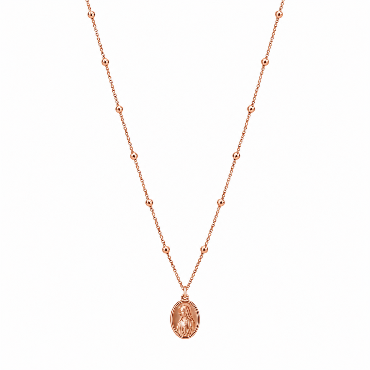 Collana in argento 925 con Madonnina