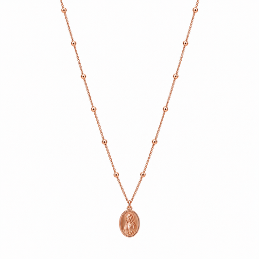 Collana in argento 925 con Madonnina