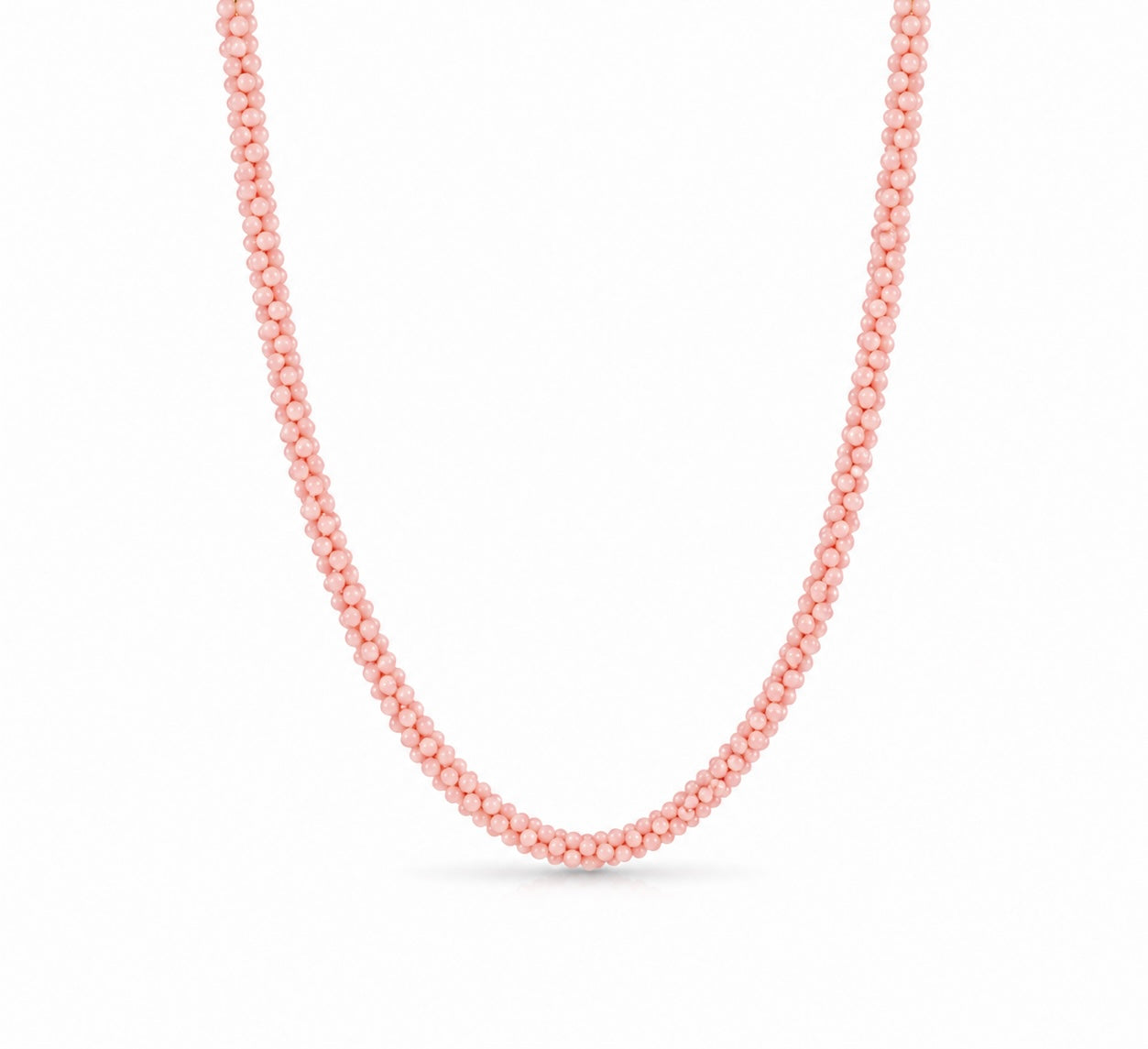 Collana in pasta di corallo rosa