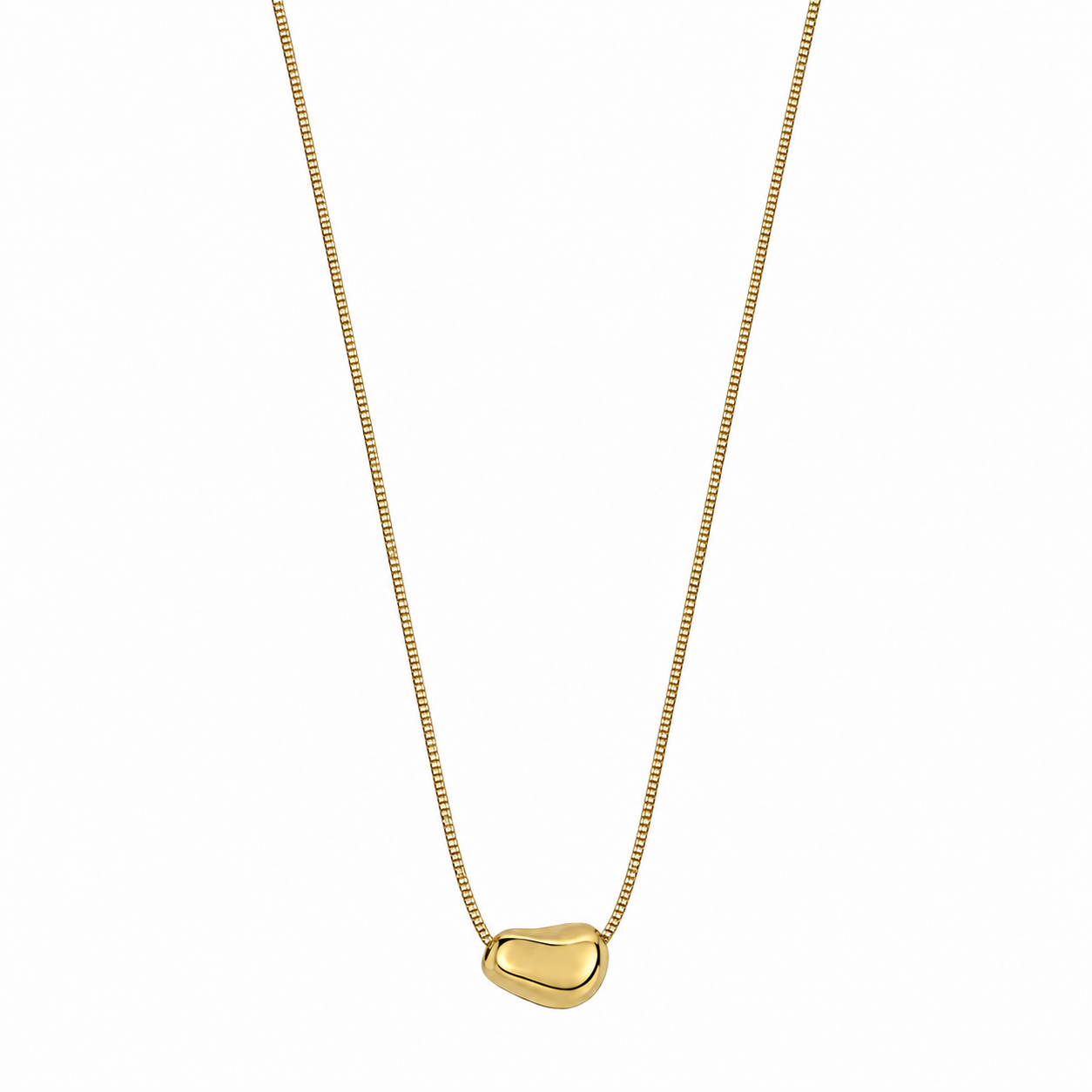 Collana in argento 925 con pepita portafortuna