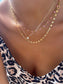 Luce - Collana in argento 925 dorato