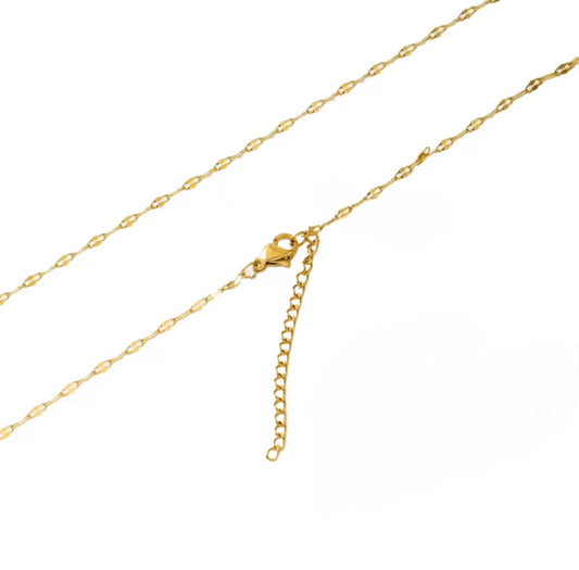 Collana in acciaio lavorato