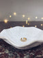 Earcuff in argento 925 dorato con perline