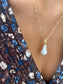 Collana con dadini in argento 925 e perla barocca