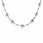 Collana in acciaio con margherite - nuovi colori
