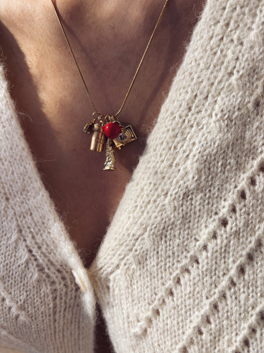 New York - Collana multicharm con ciondoli a tema