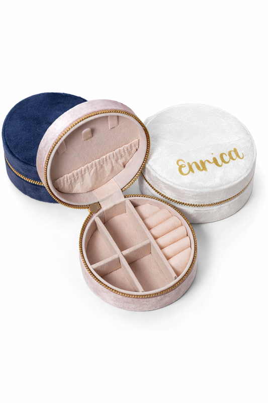 Portagioie in velluto personalizzato