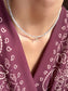 Collana con pietre dure sfaccettate e mini zircone