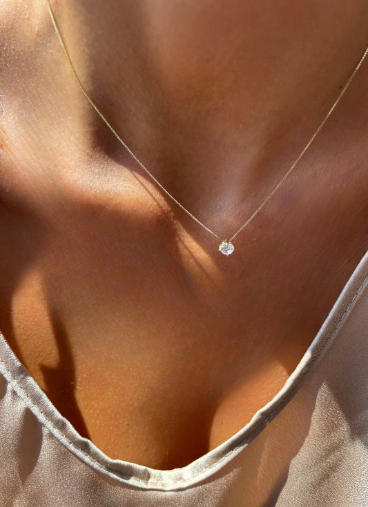 Collana punto luce in argento 925