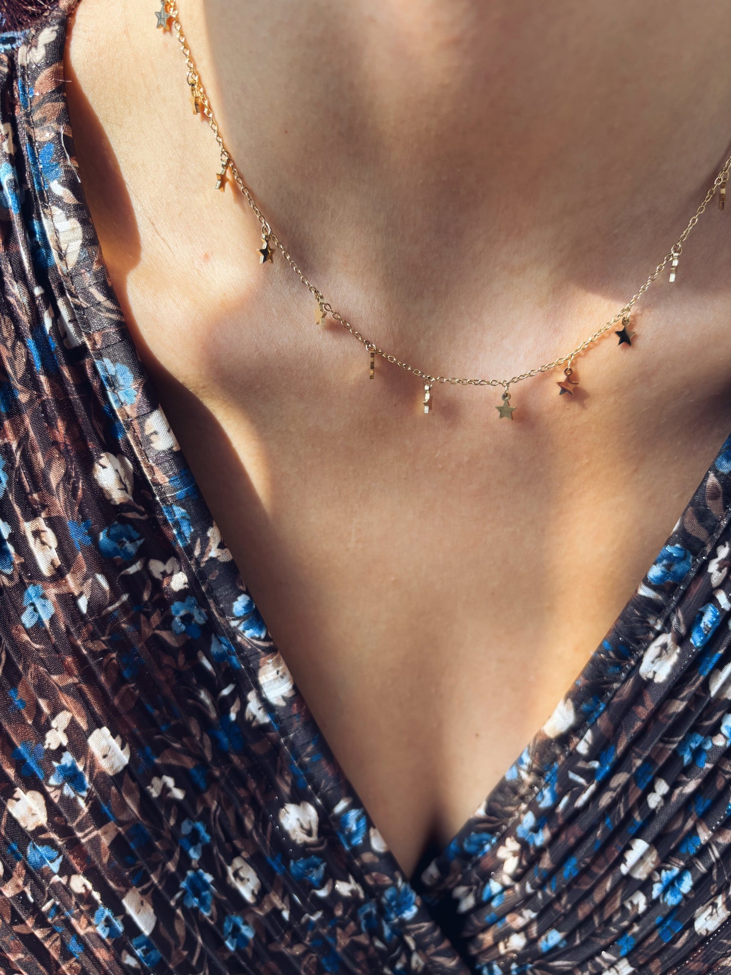 Collana multistelle in acciaio