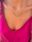 Collana in acciaio con letterine pendenti