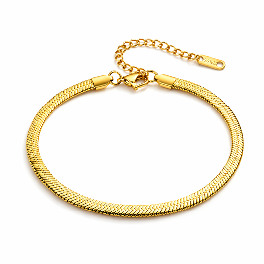 Cavigliera snake in acciaio
