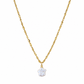Collana lunga con stella in perla di fiume