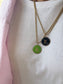 Collana con charm e catena in acciaio