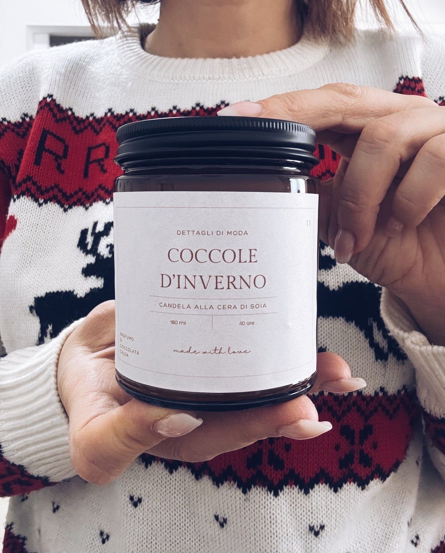 Coccole d’inverno - candela alla cera di soia