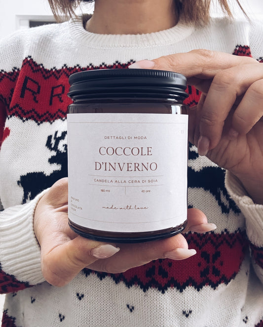 Coccole d’inverno - candela alla cera di soia