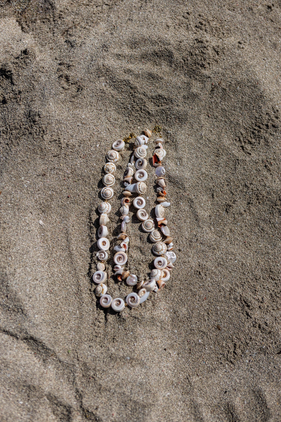 Collana con conchiglie naturali