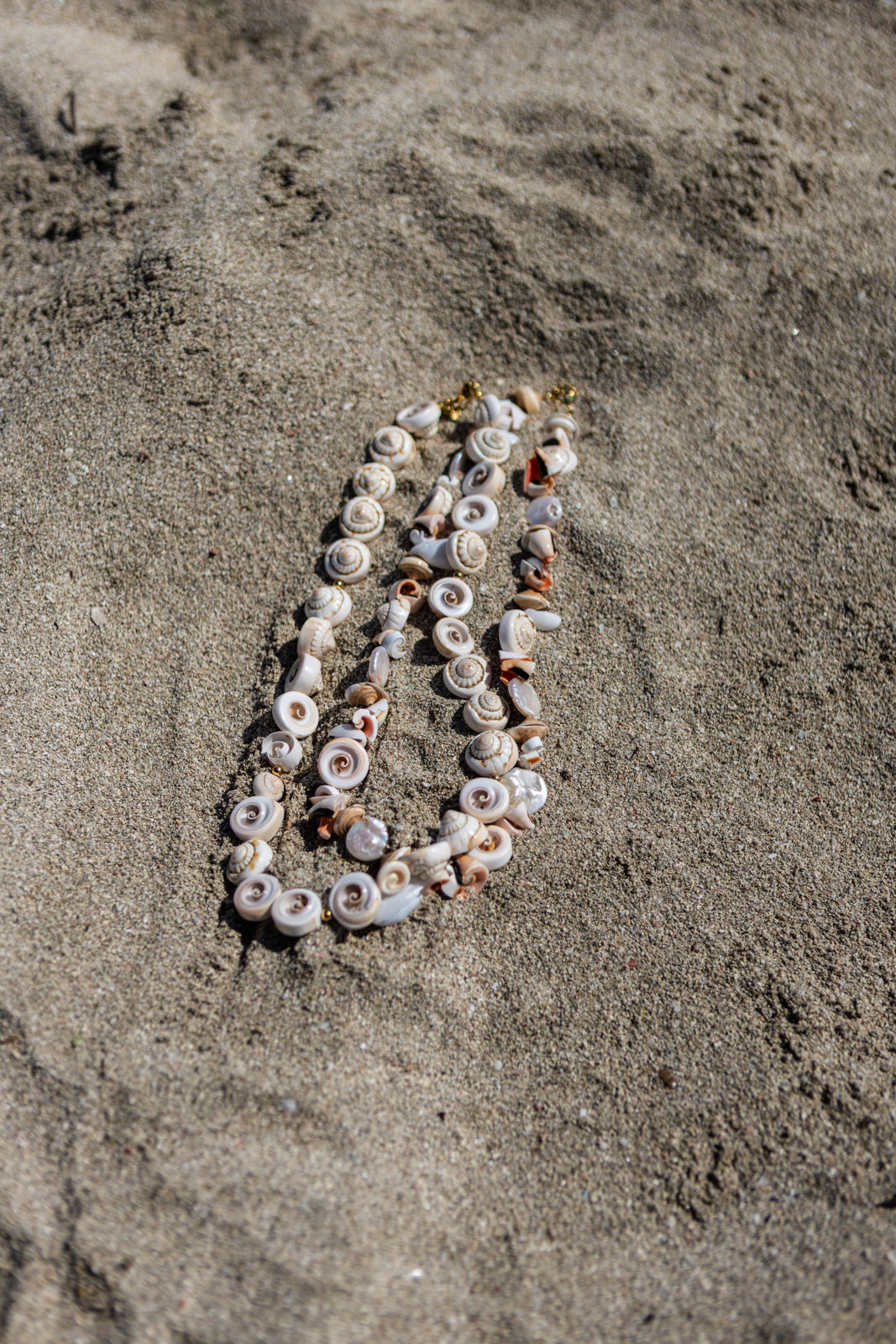 Collana con conchiglie naturali