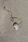 Collana in acciaio con maxi conchiglia