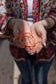 Collana in pasta di corallo salmone