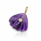 Charm conchiglia in ametista