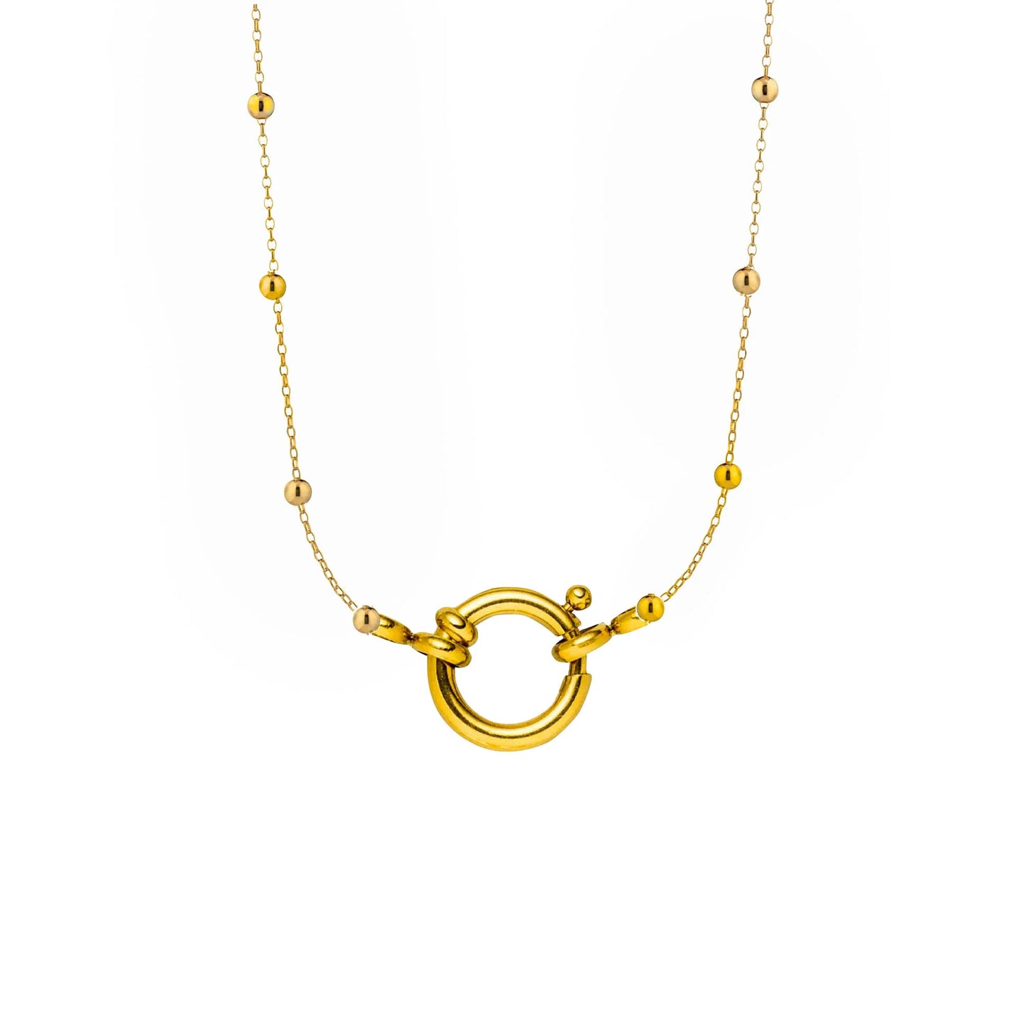 Base collana in argento 925 con chiusura marinaio