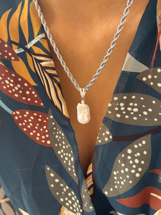 Combo perla in silver