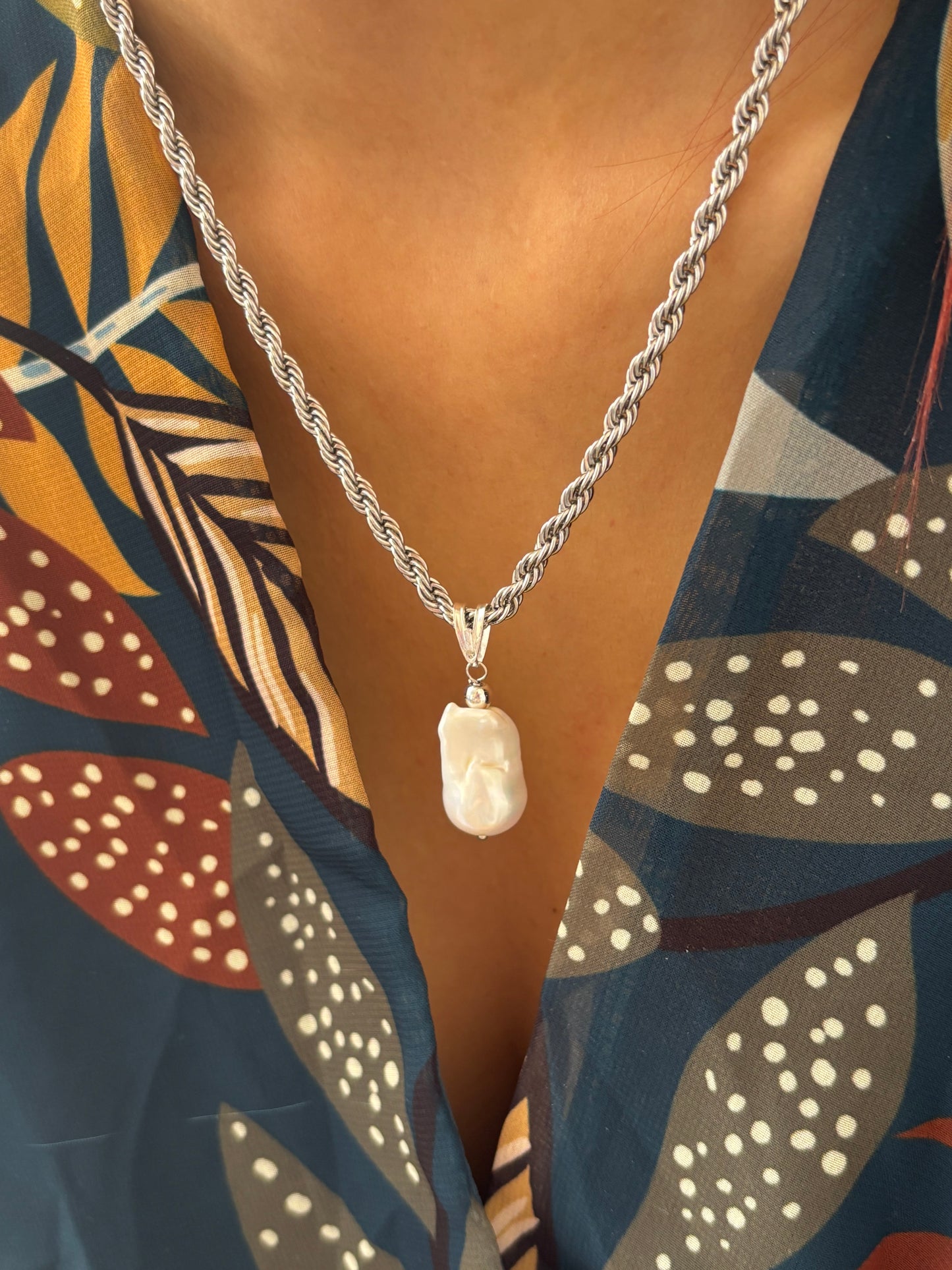 Combo perla in silver