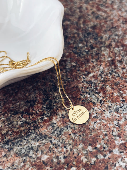 Collana con targhetta personalizzata in argento 925