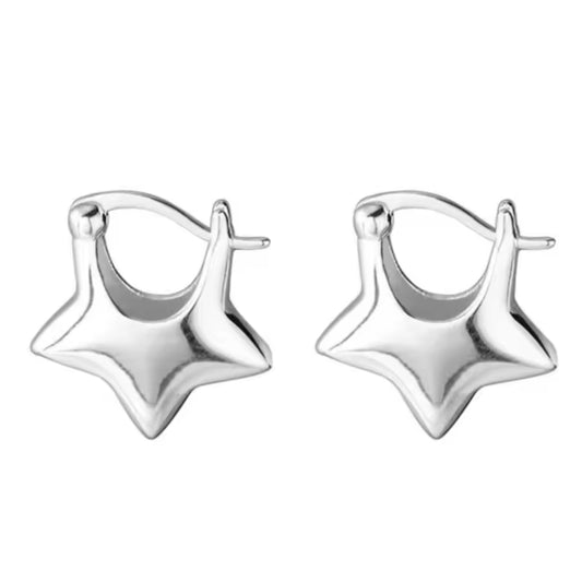Orecchini stelle in argento 925