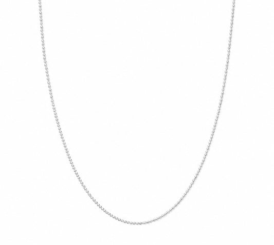 Collana catena micropallini in argento 925