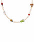 Collana con perle naturali ed elementi in vetro
