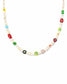 Collana con perle, fragole in vetro e pietre di Murano