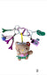 Kitty in viaggio - bag charm