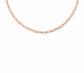 Collana in corallo rosa e perline dorate