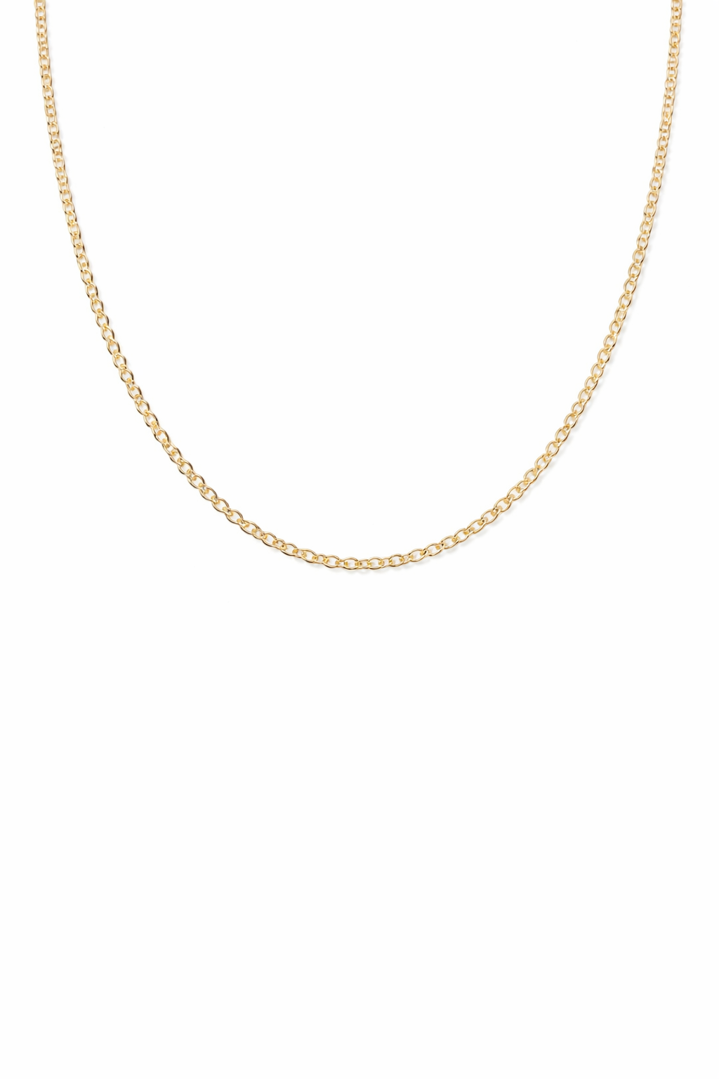 Collana catena rolo' in argento 925