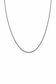 Collana catena corda in acciaio - 3 mm - argento