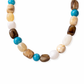 Collana in resina colorata