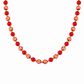 Collana con perline in vetro di Murano