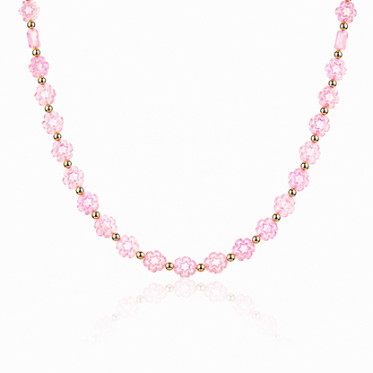 Collana con margherite in vetro di Murano - nuovi colori