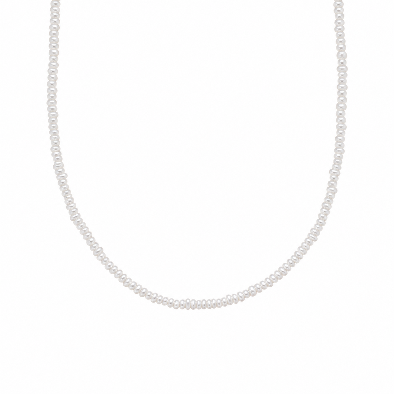 Collana con perle di fiume modello cipolla - mini
